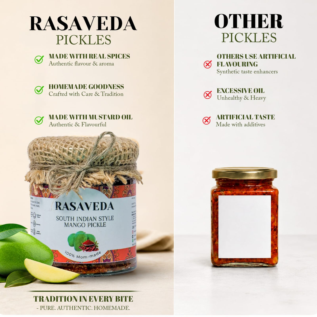 South Indian Style Mango Pickle