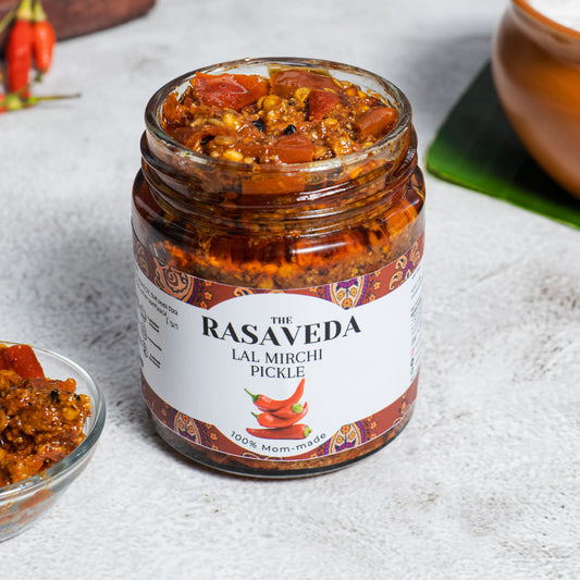 resaveda lal mirchi pickle 100% homemade, organic