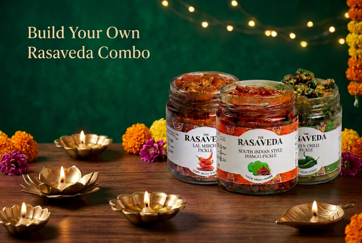 Rasaveda Diwali combo banner without loose ingredient props